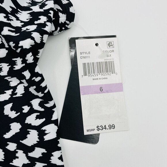 Island Escape Womens Size 6 Animal Kingdom Scorpio Printed Underwire Tankini 321 - Picture 6 of 7